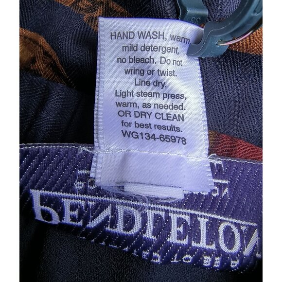 Pendleton Vintage Equestrian Print Rayon Skirt 20W Plus Size - Picture 6 of 8